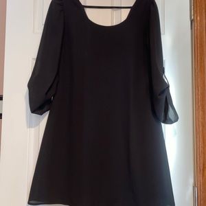 Black flowy dress